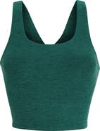 Zella Renew Mélange Support Crop Tank