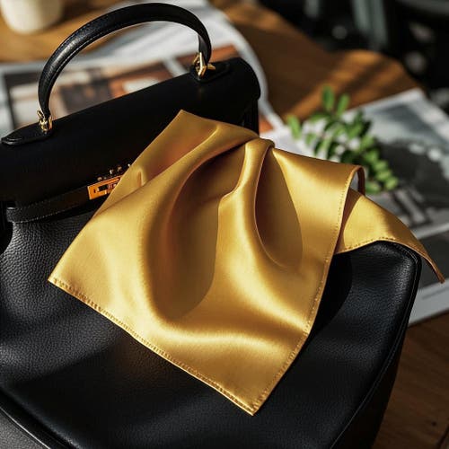 Silksilky Pure Silk Solid Color Square Scarf In Burgundy