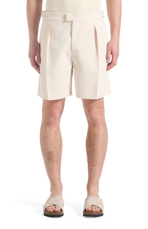 Marin Twill Pleated Shorts