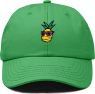 Dalix Pineapple Embroidered Dad Hat