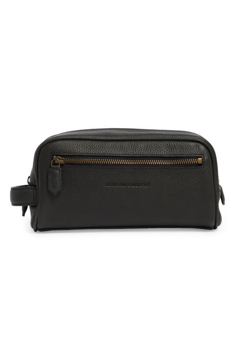 Pebbled Leather Dopp Kit