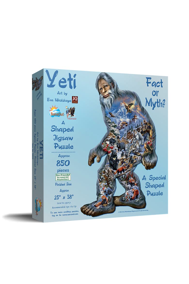 Yeti 850 piece Jigsaw Puzzle for Adults Special Shape, Main, color, Multicolor