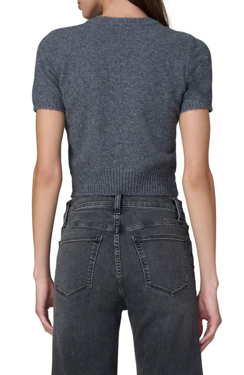 Joe's Jeans The Steph Shrunken Short Sleeve Sweater In Gray