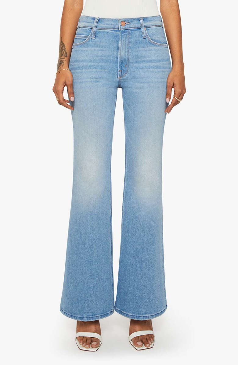 MOTHER Lil' Doozy High Waist Flare Jeans, Main, color, Room Service