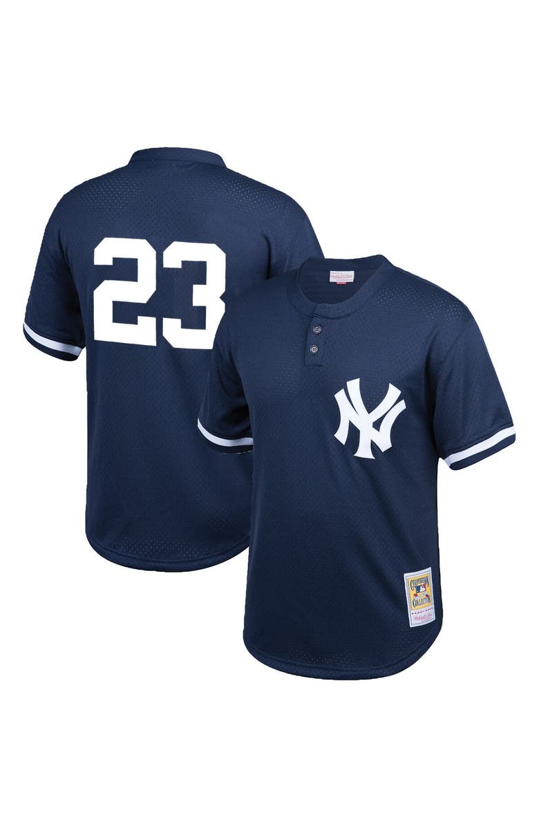 Mitchell & Ness Men's Mitchell & Ness Don Mattingly Navy New York Yankees Cooperstown Collection Big & Tall Mesh Batting Practice Jersey, Alternate, color, Navy