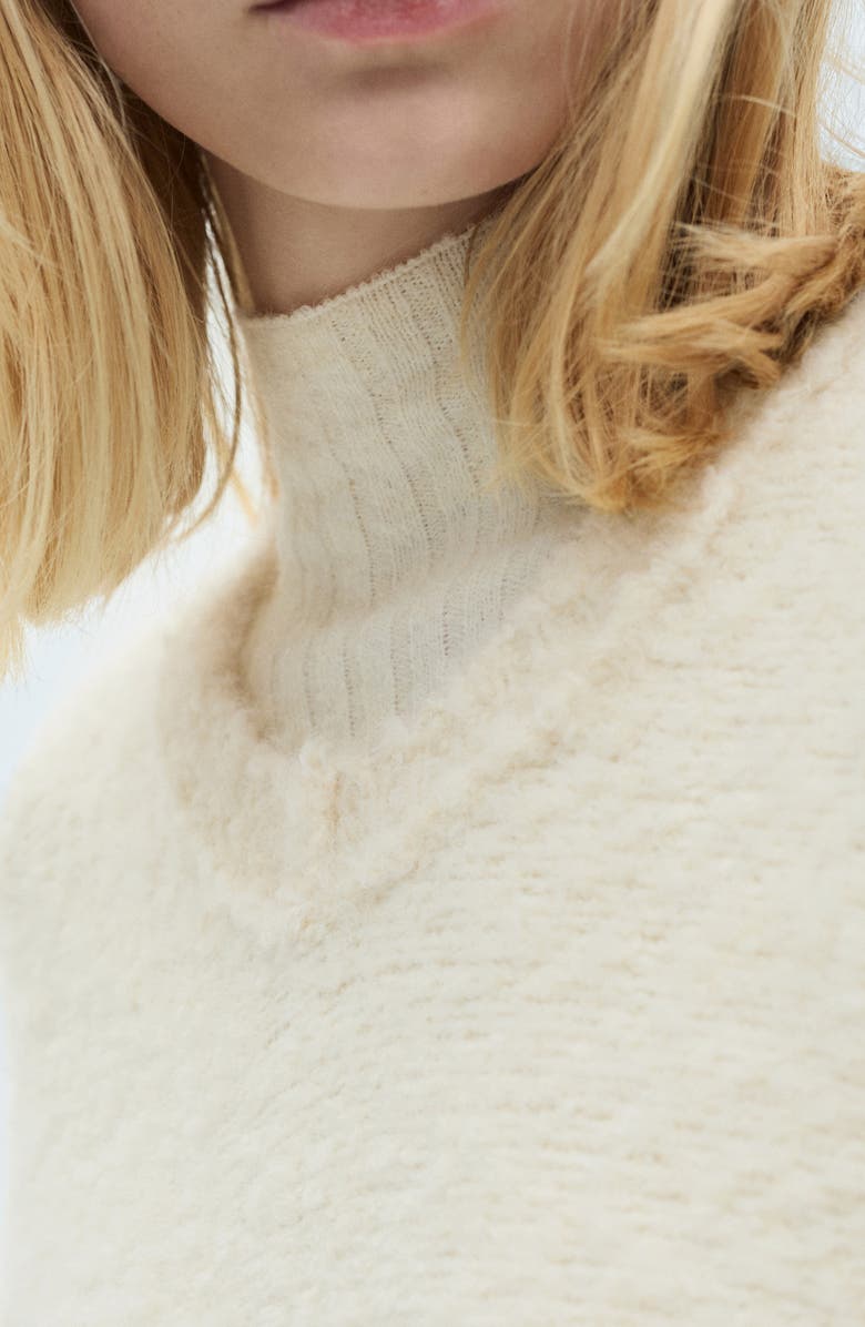 MANGO Crewneck Poncho, Alternate, color,