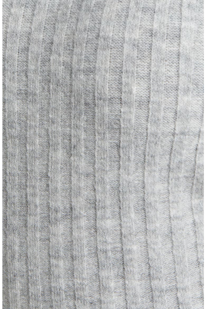 Sleeveless Ribbed Sweater Dress, Alternate, color, GREY