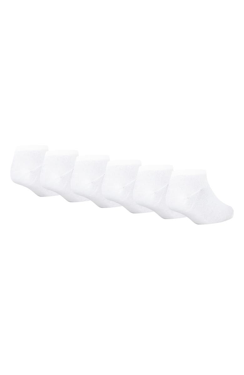 Nike Kids' Swoosh Cushioned Ankle Socks, Alternate, color, White
