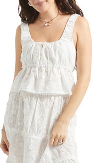 Brixton The Abigail Ruffle Crop Tank