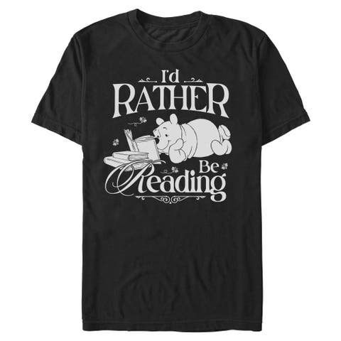 Men's Bear Rather Be Reading Short Sleeve T-Shirt