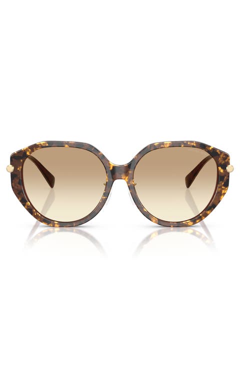 Jinan 56mm Gradient Irregular Sunglasses