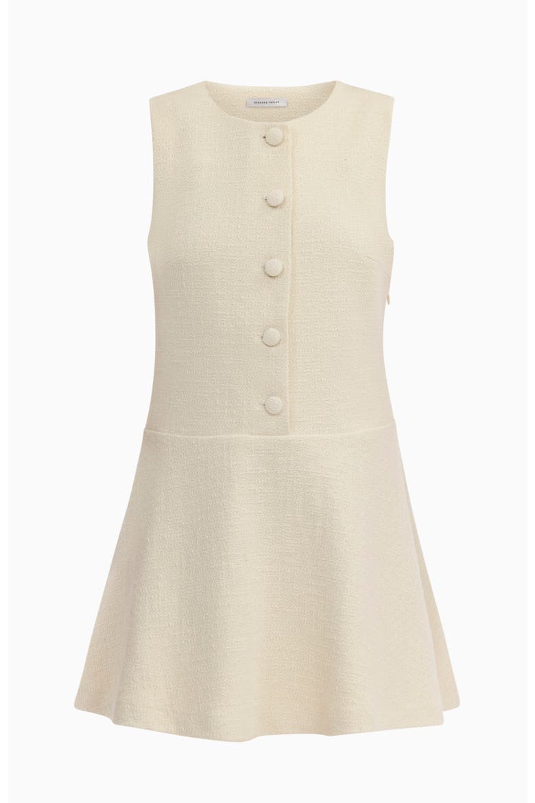 Margot Tweed Dress, Alternate, color, Cream