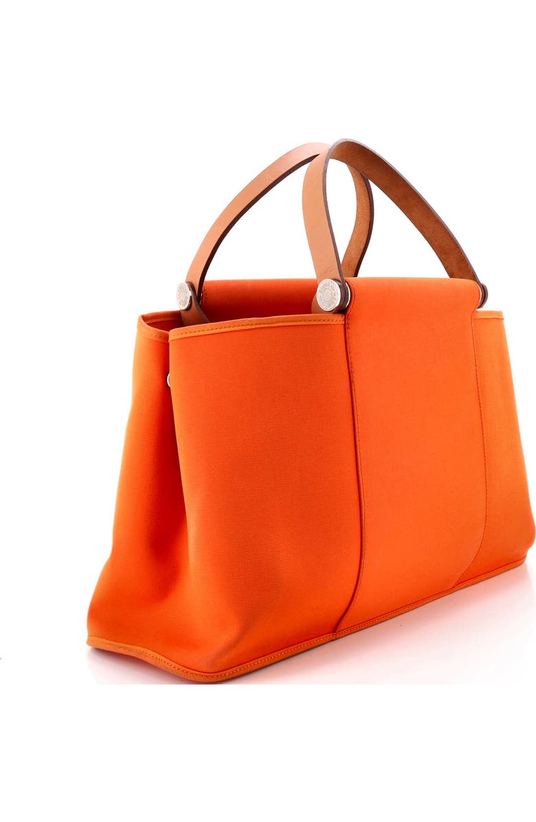 Pre-Owned Hermes Cabag Elan Toile and Leather 39, Alternate, color, Feu