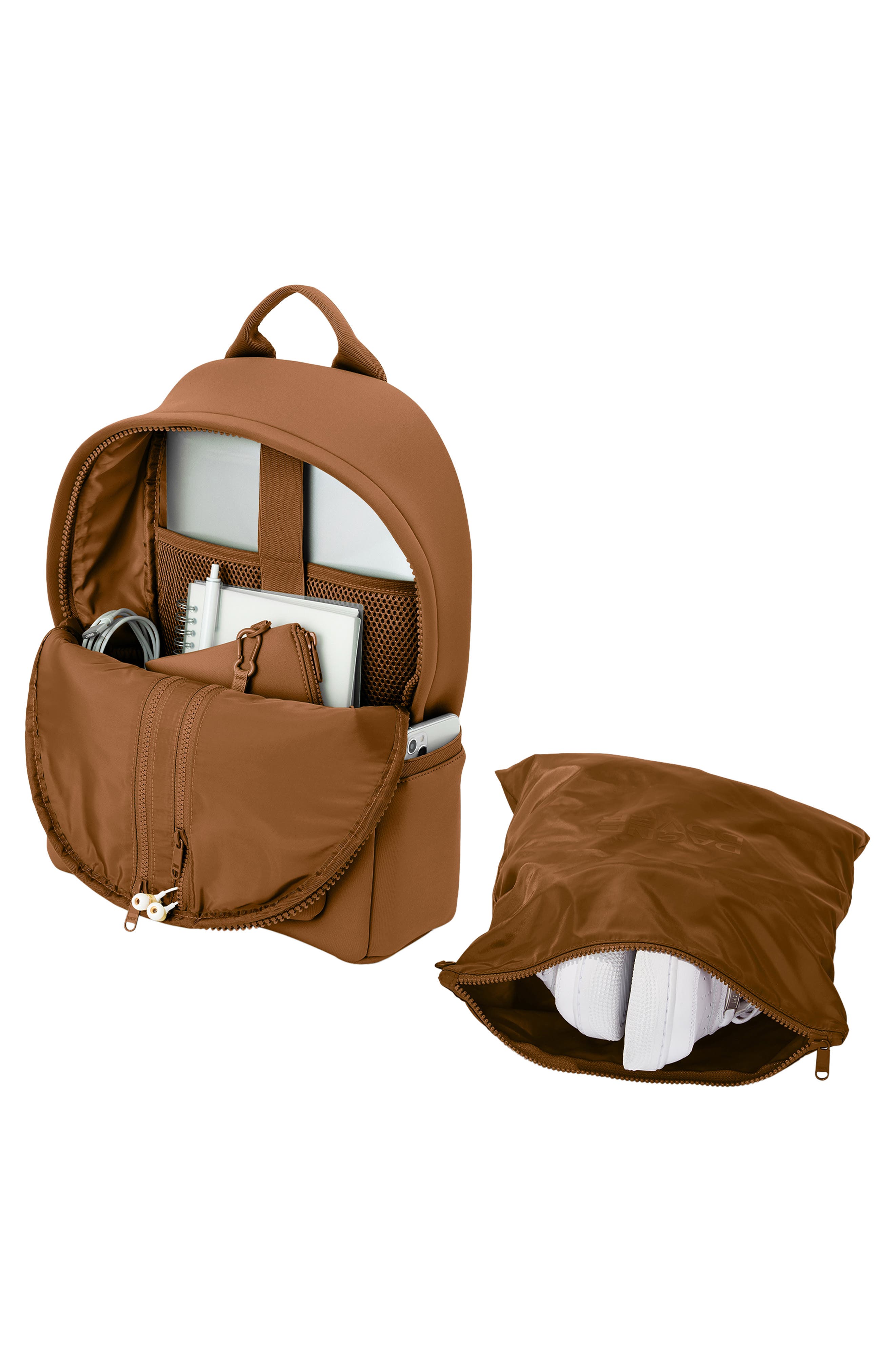 Dagne Dover Dakota Medium Neoprene Backpack, Alternate, color, Clove