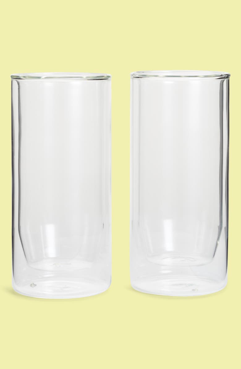 YIELD Set of 2 Double Wall Glasses, Main, color,