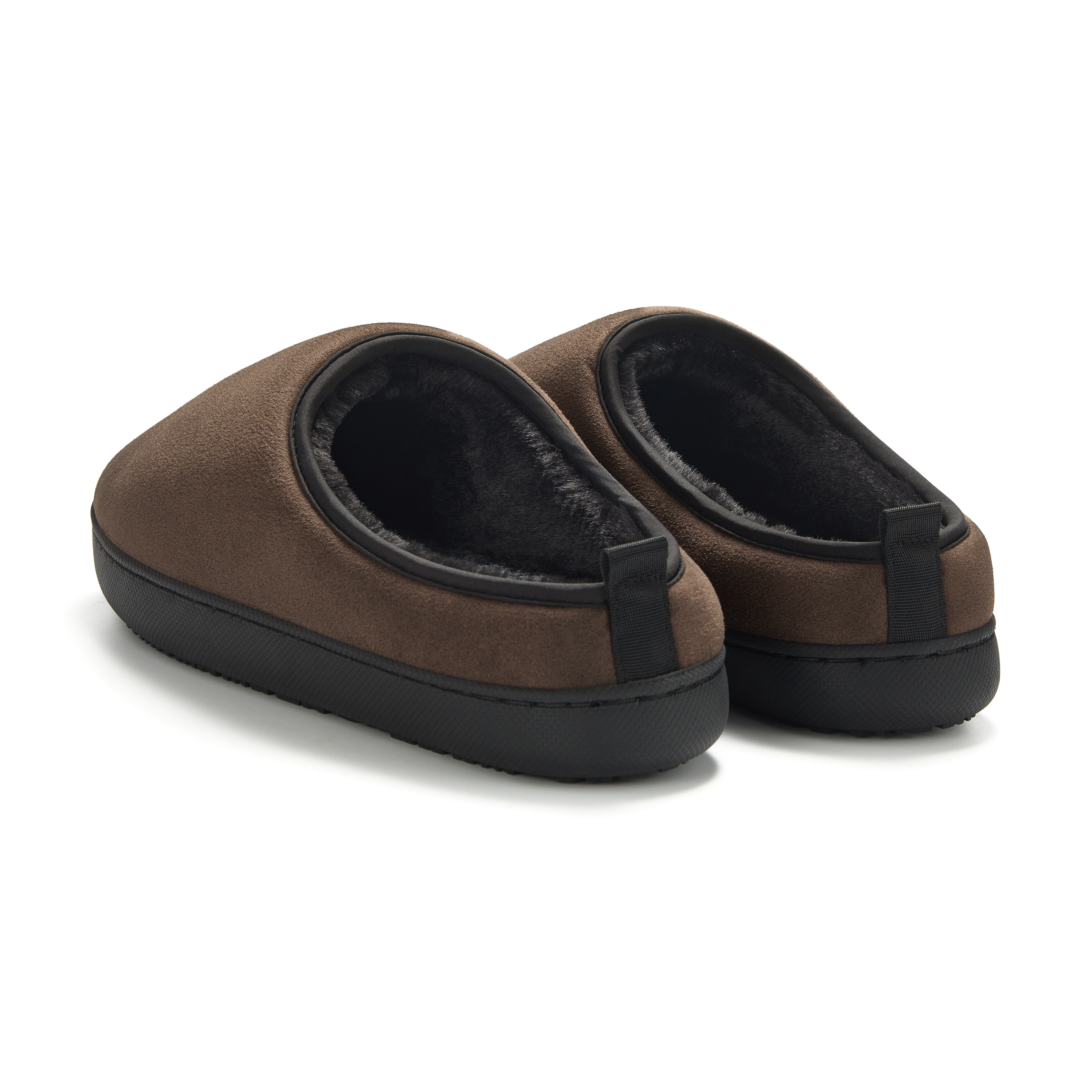 Canmore - Insulated Faux Suede Slippers, Alternate, color, COFFEE