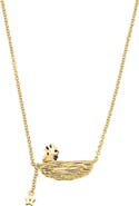 Crislu x Peanuts® Woodstock's Nest Pendant Necklace