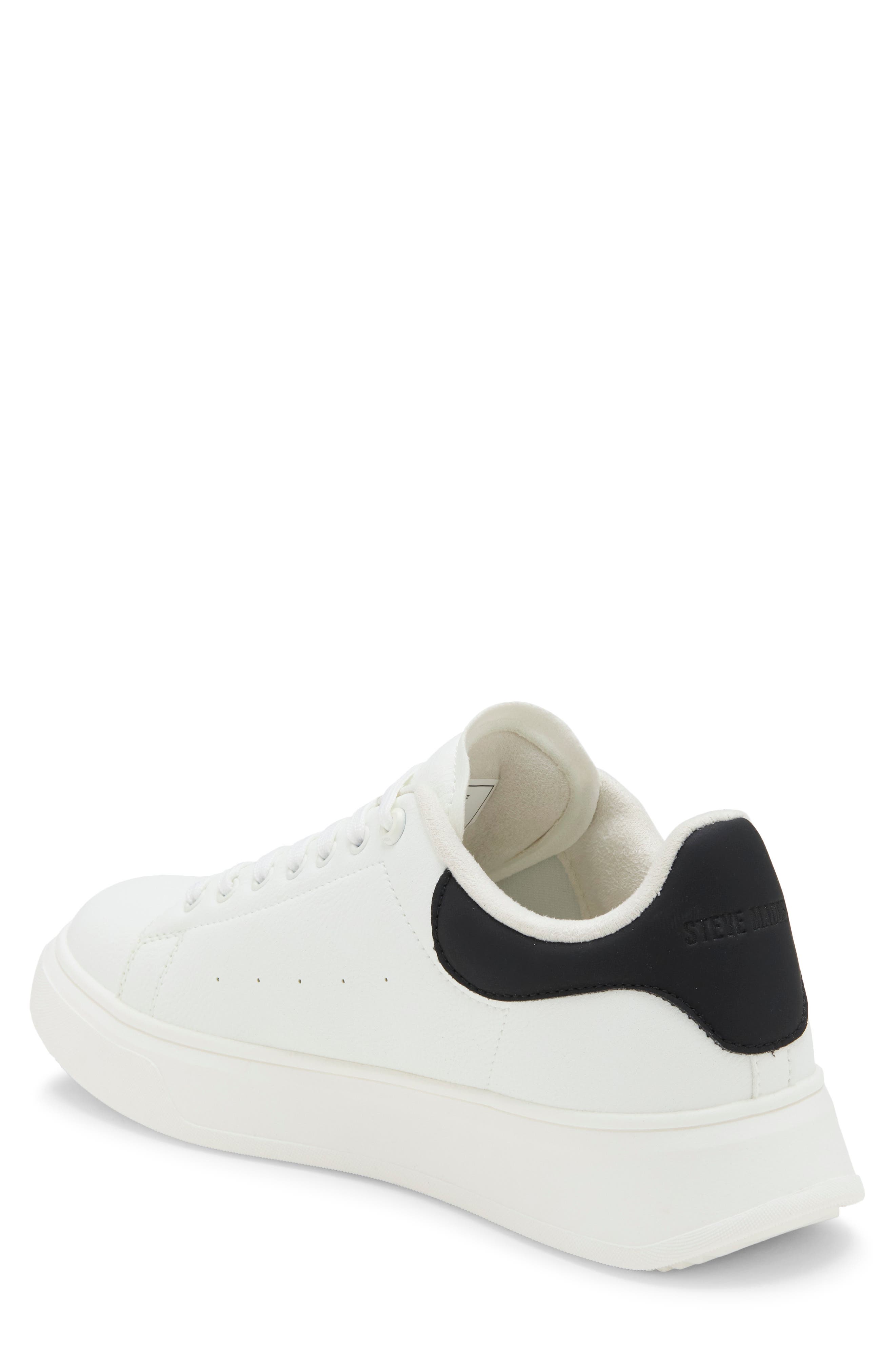 P-Rizz Faux Leather Sneaker, Alternate, color, WHITE