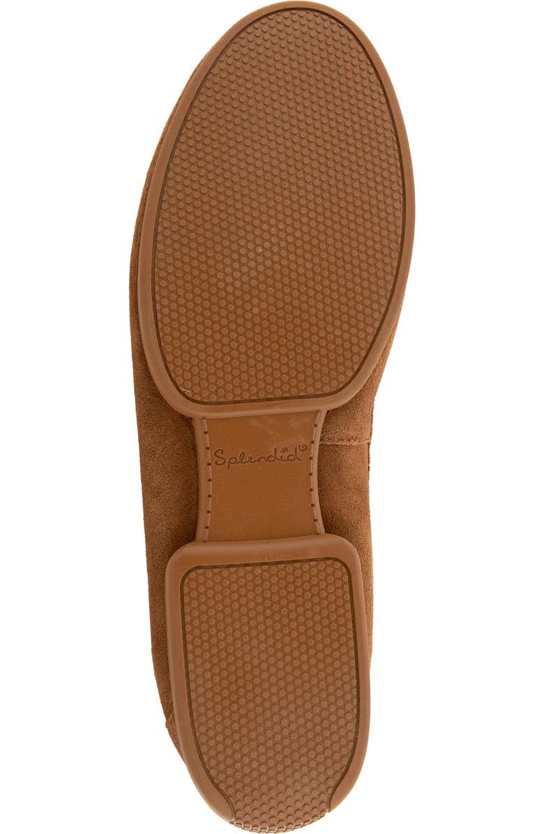 Splendid Felipe Studded Suede Loafer, Alternate, color, Caramel