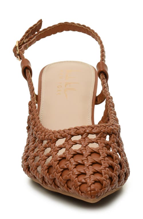 NICOLE MILLER NICOLE MILLER KNOTTY BRAIDED SLINGBACK PUMP