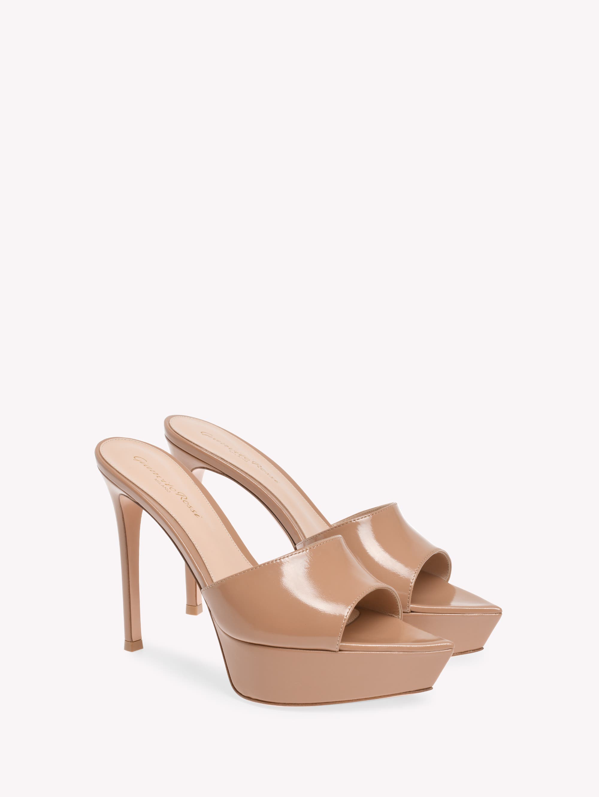 Gianvito Rossi Dasha Mule Mules, Alternate, color, Pink Nappa
