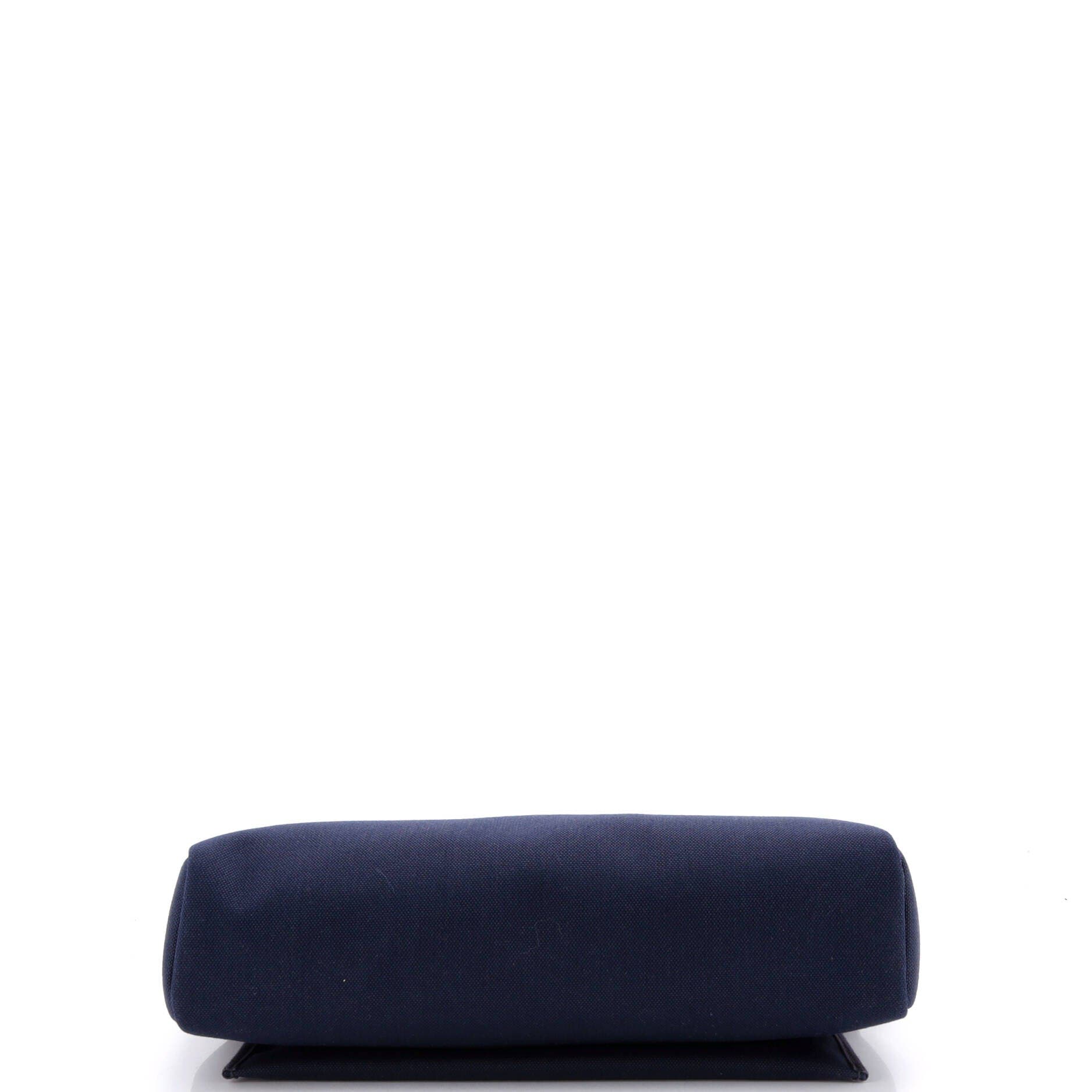 Herbag Zip Leather and Toile 39, Alternate, color, Blue