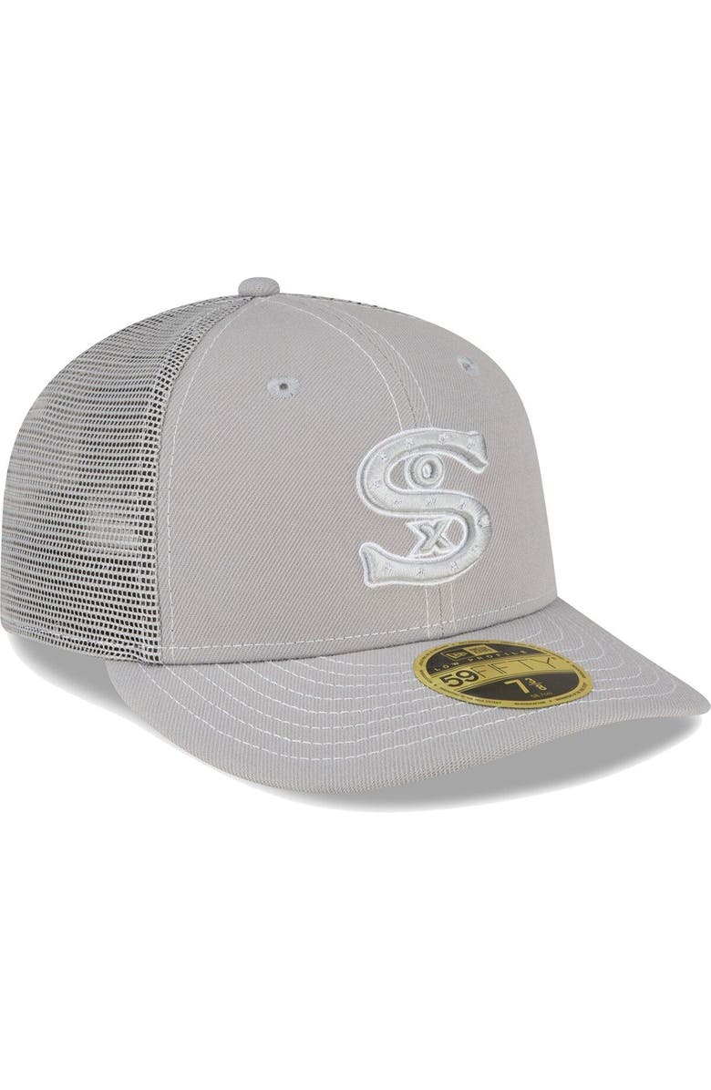 New Era Men's New Era Gray Chicago White Sox 2023 On-Field Batting Practice Low Profile 59FIFTY Fitted Hat, Alternate, color, Gray