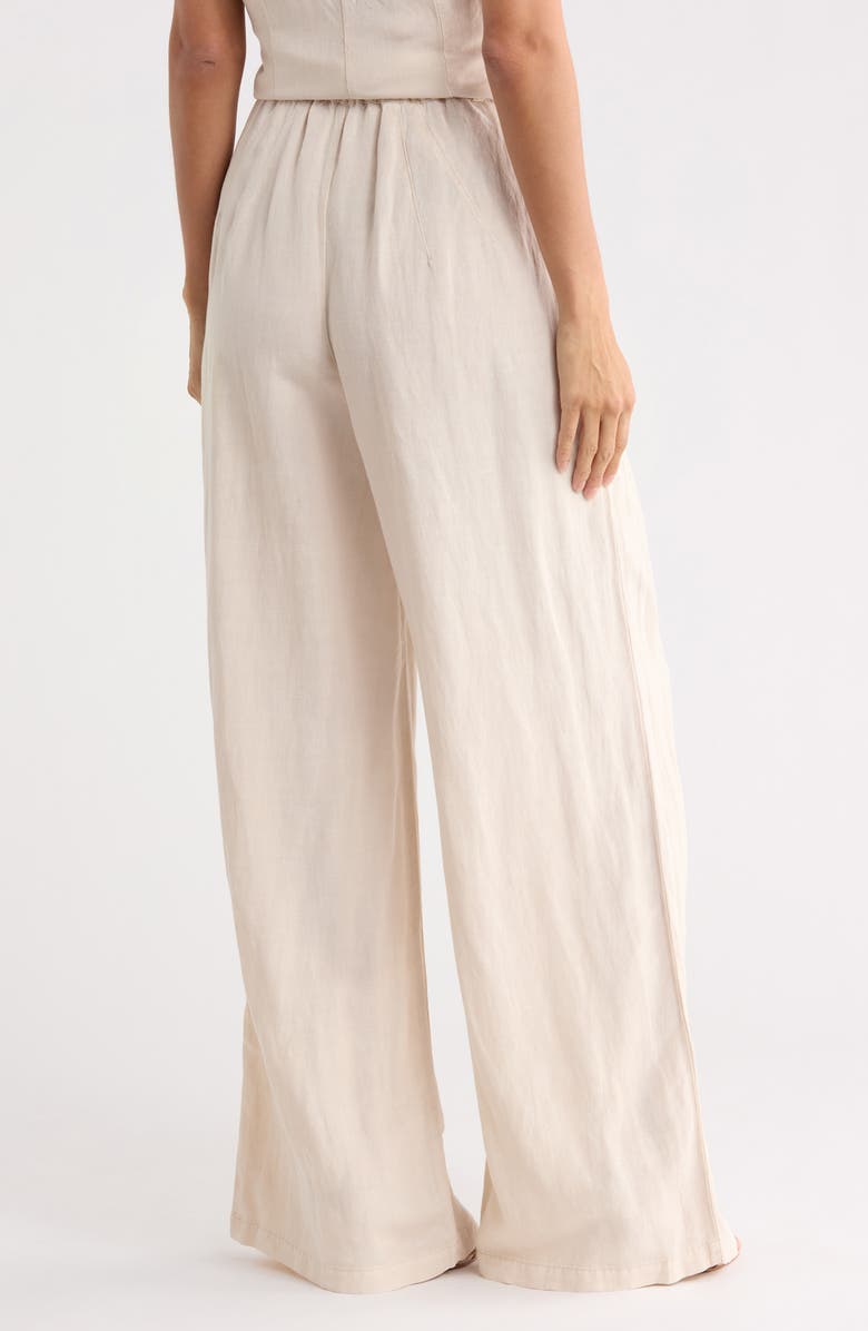 Young, Fabulous & Broke Hope Front Pleat Wide Leg Trouser, Alternate, color, Seasalt Pigment