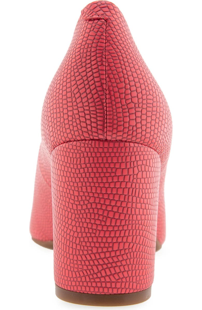 Aerosoles Betsy Pump, Alternate, color, Coral Lizard Faux Leather