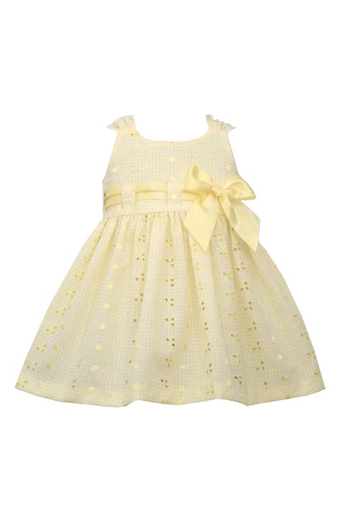 Eyelet Bow Shoulder Dress (Baby)