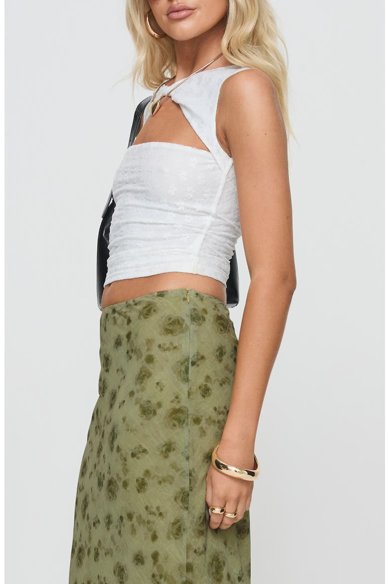 Martiney Twist Cutout Tank, Alternate, color, WHITE