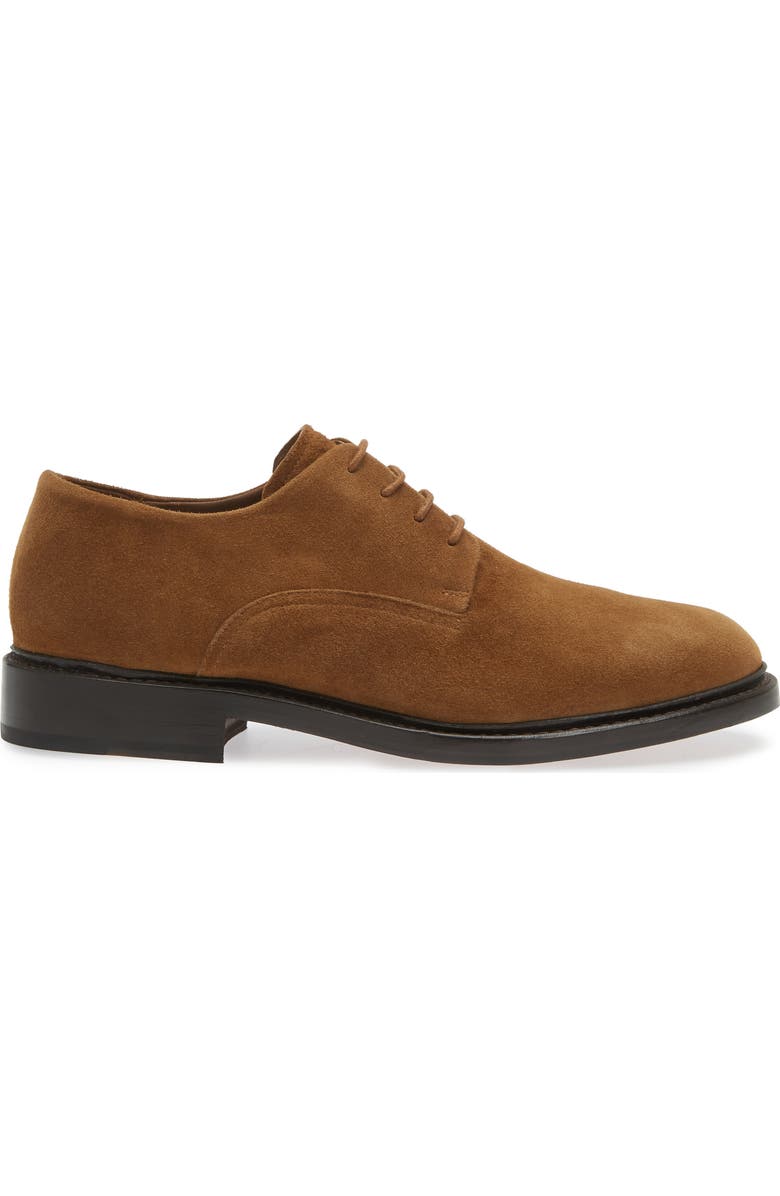 Vince Davies Plain Toe Derby, Alternate, color, Vicuna Brown
