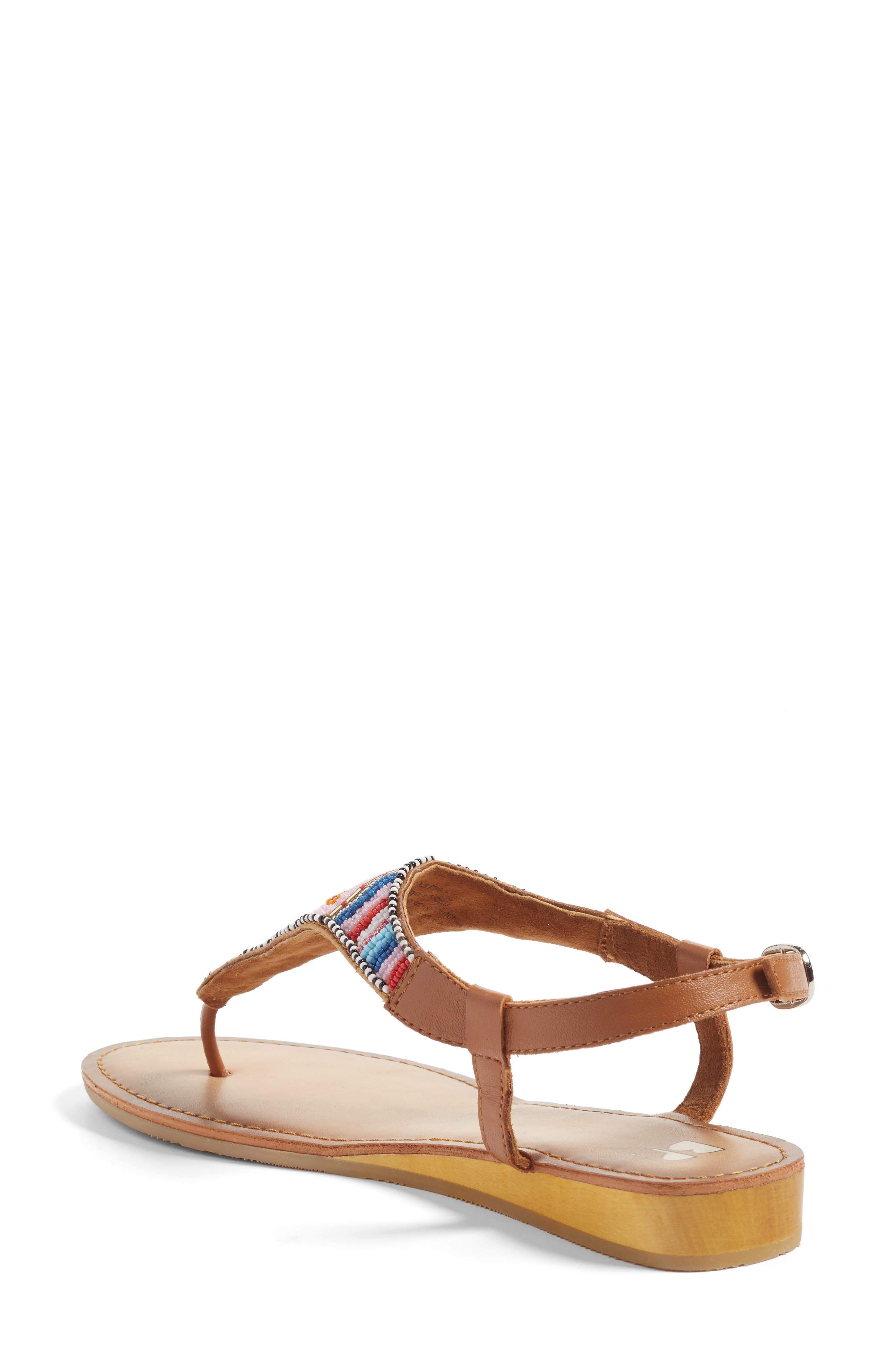 BP. Zandra Beaded V-Strap Sandal, Alternate, color, 