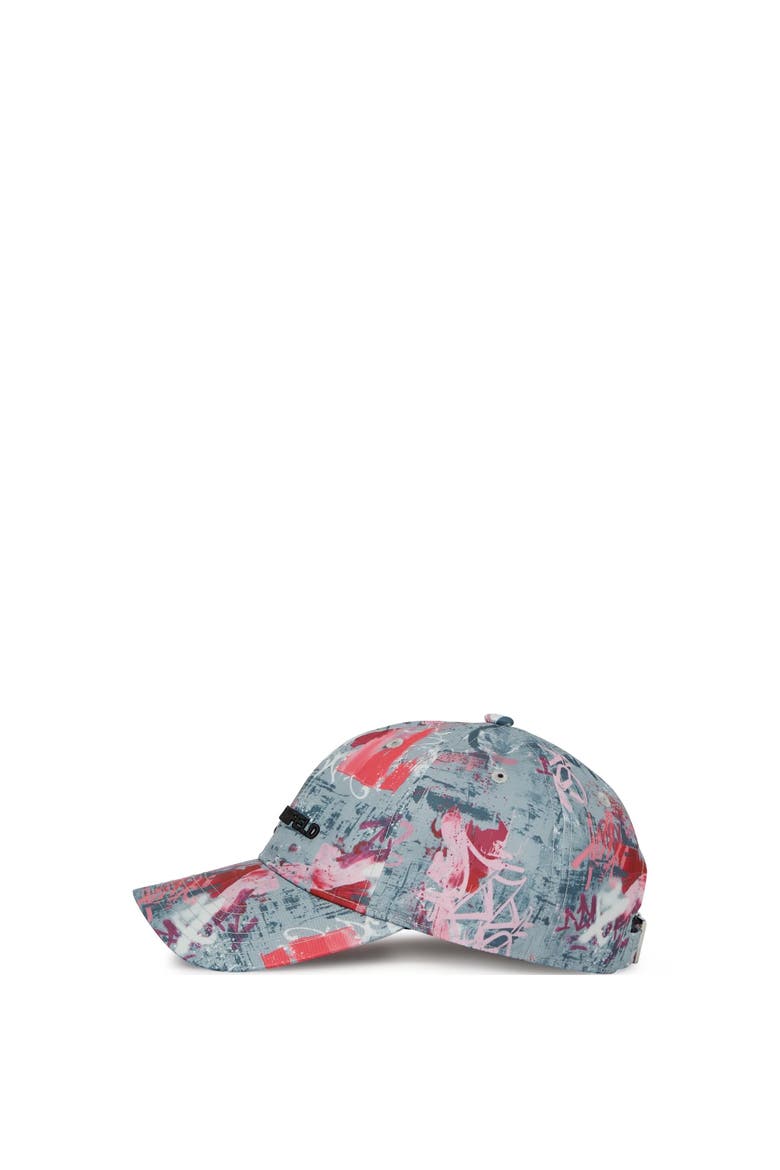 Women's Logo Cap All-Over Print, Alternate, color, Painters Print AOP Pink