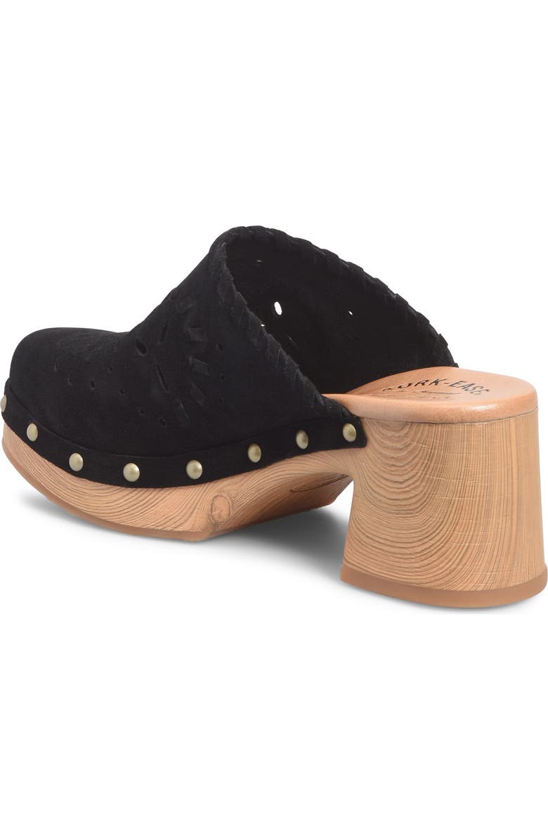 Kork-Ease<sup>®</sup> Tomika Perforated Clog, Alternate, color, Black Suede