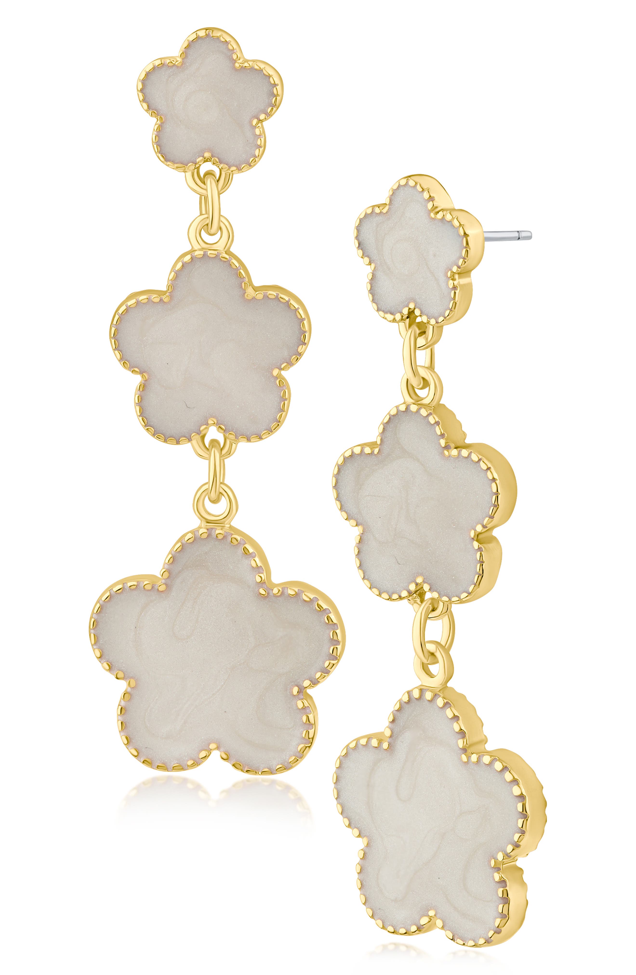 Cascading Triple-Tier Clover Earrings (Nordstrom Exclusive)
