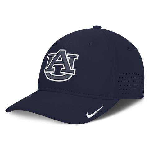 Men's Nike  Navy Auburn Tigers 2026 Sideline Practice AeroBill SwooshFlex Dri-FIT Hat