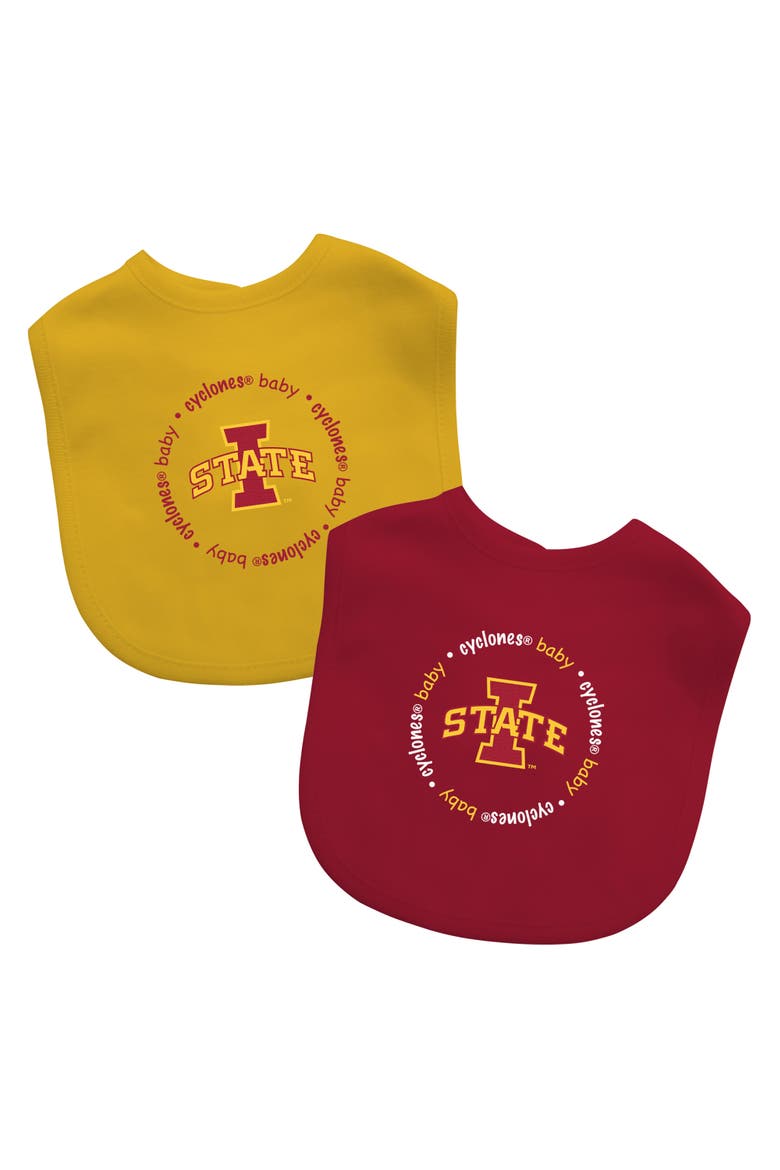 Iowa State Cyclones - Baby Bibs 2-Pack, Main, color, Red