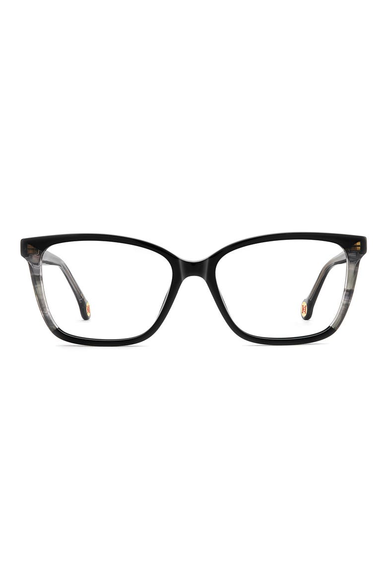 53mm Rectangular Reading Glasses, Main, color, BLACK