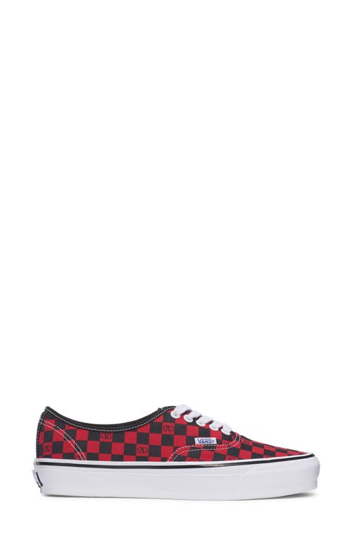 Valentino X Vans Authentic Low Top Sneaker In Red