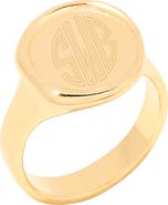 Brook and York Sadie Monogram Signet Ring