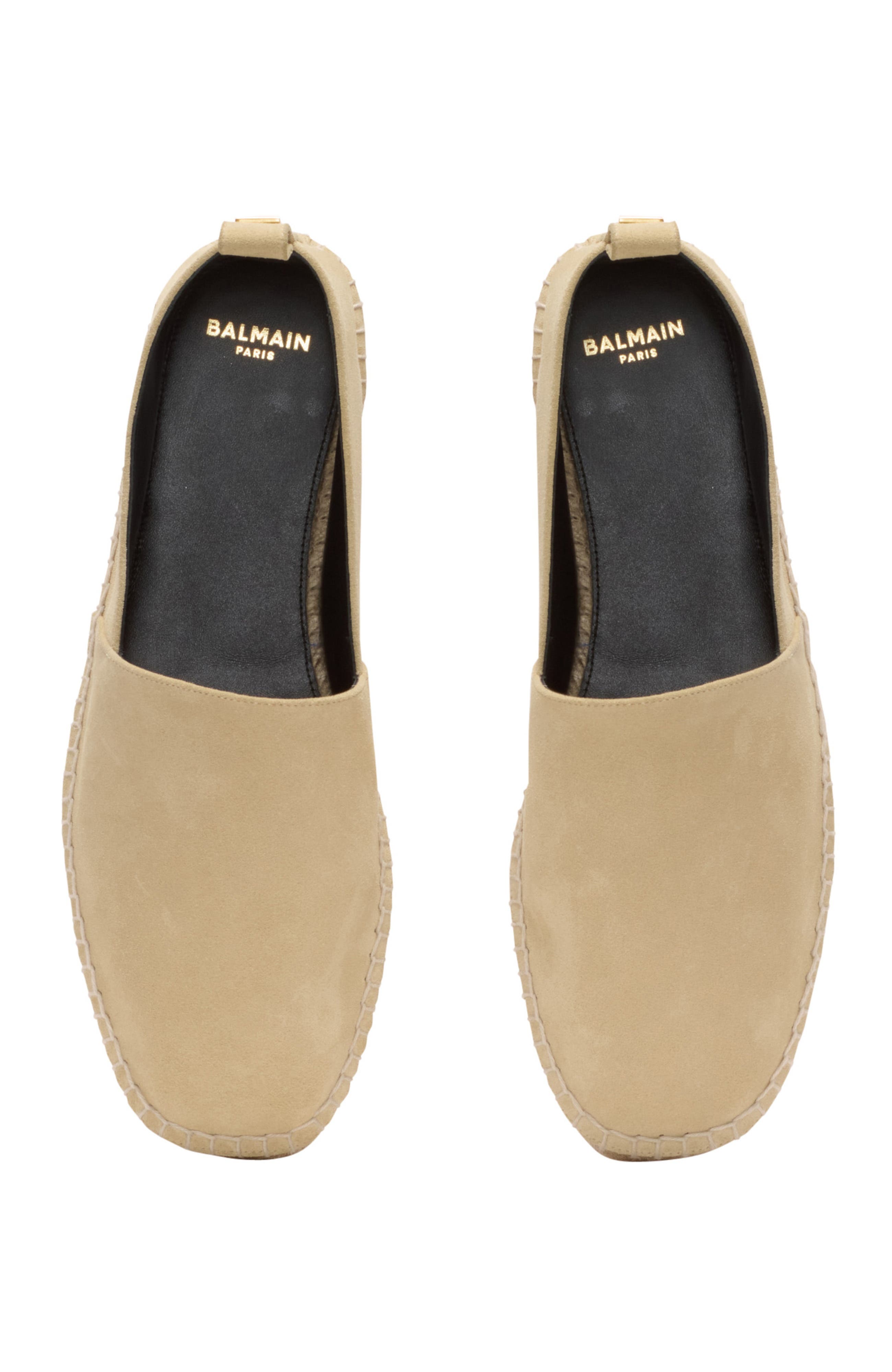 Balmain Suede espadrilles, Alternate, color, Beige