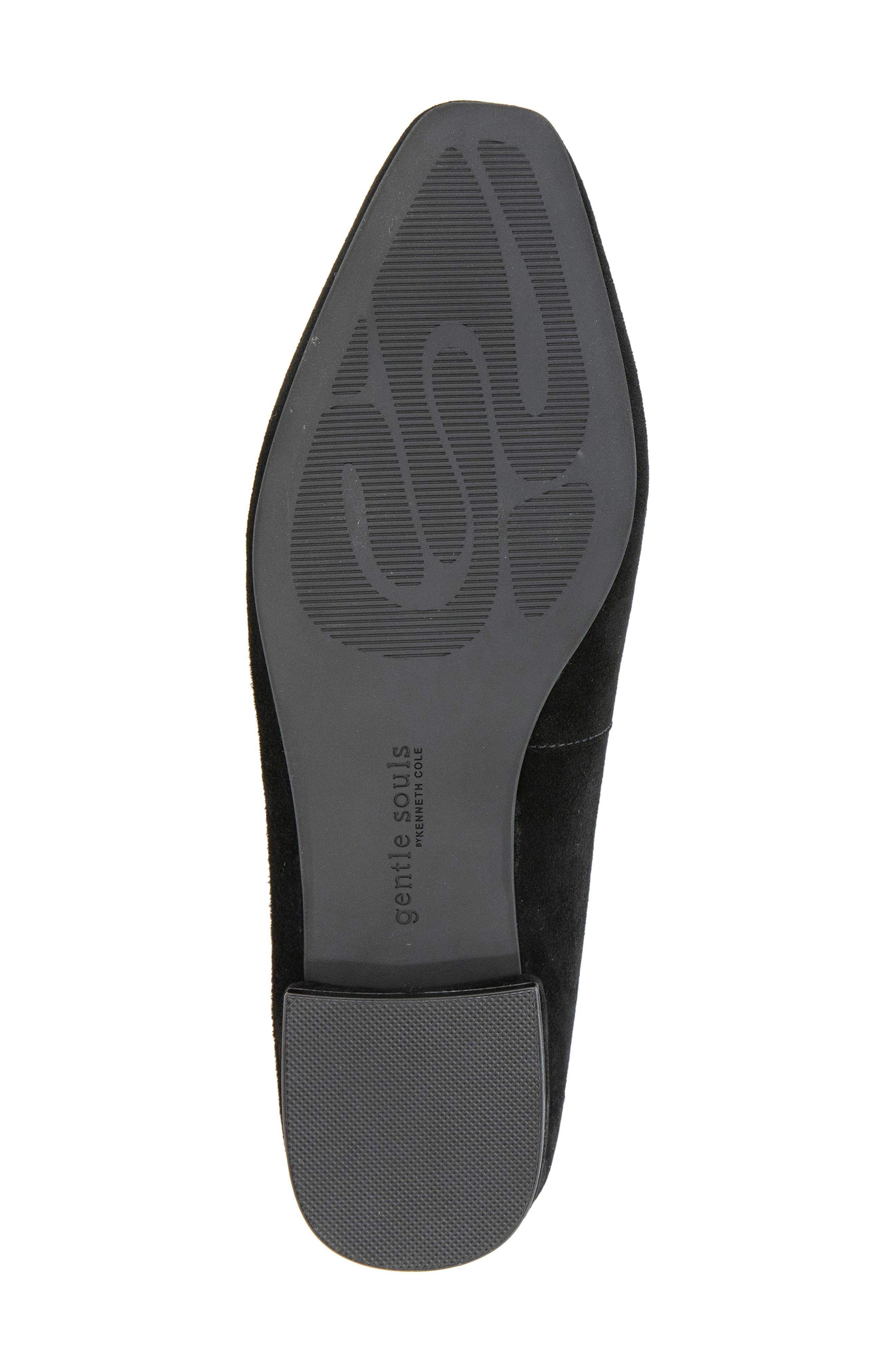 Gentle Souls Hannette Ballet Flat, Alternate, color, Black Suede