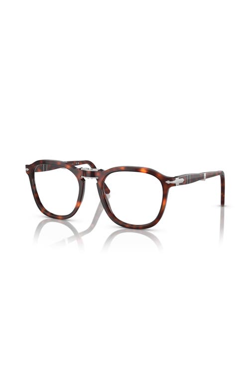 Persol 52mm Square Optical Glasses In Multi