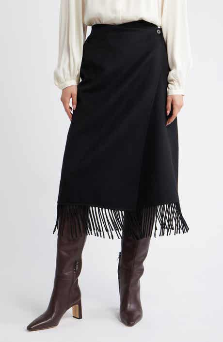 Rails Odette Wool Blend Midi Skirt