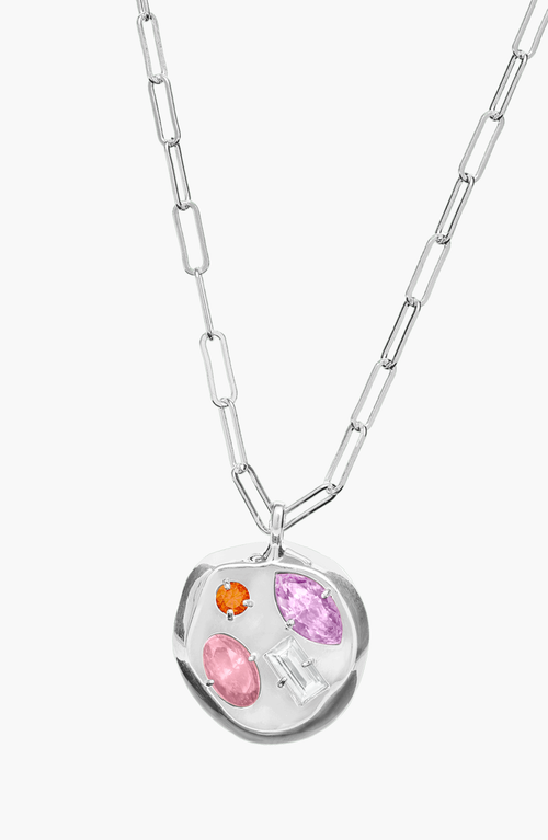 Birthdate Co. The June Birthdate Silver Pendant In June 23rd - Silver