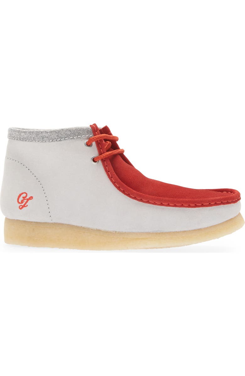 Clarks<sup>®</sup> Originals Wallabee Moc Toe Derby Boot, Alternate, color,
