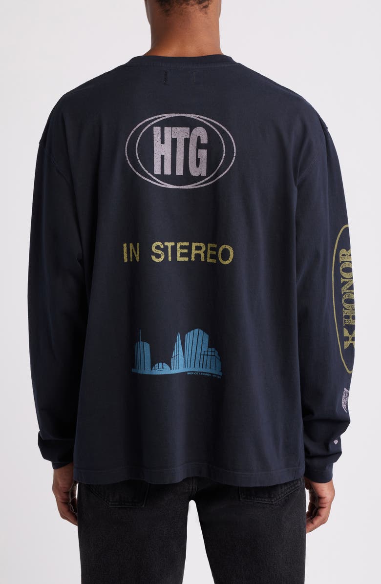 HONOR THE GIFT Vibrations Long Sleeve Cotton Graphic T-Shirt, Alternate, color, 