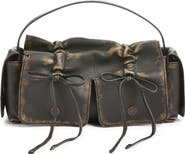 Acne Studios Multipocket Washed Leather Bag