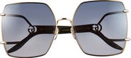 Gucci 61mm Square Sunglasses